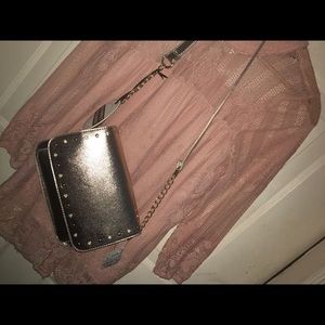 Rose Gold Sparkly Cross Body Brand New!!